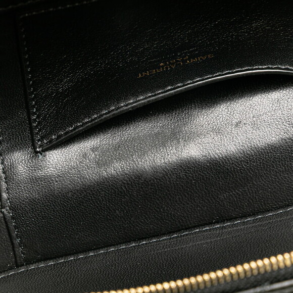 Saint Laurent Gaby Vanity Bag Shoulder Black Leather - Picture 7 of 9